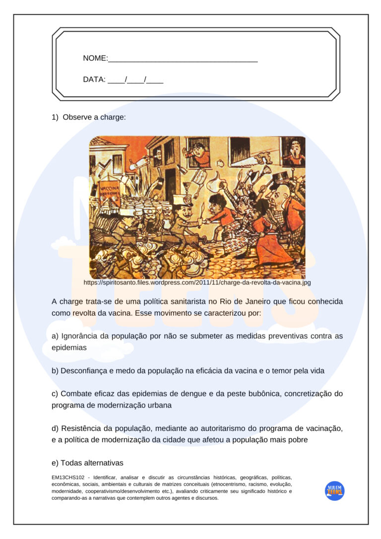 HIST ATV 1 - 3º ANO - Brasil - A primeira república. p20 png