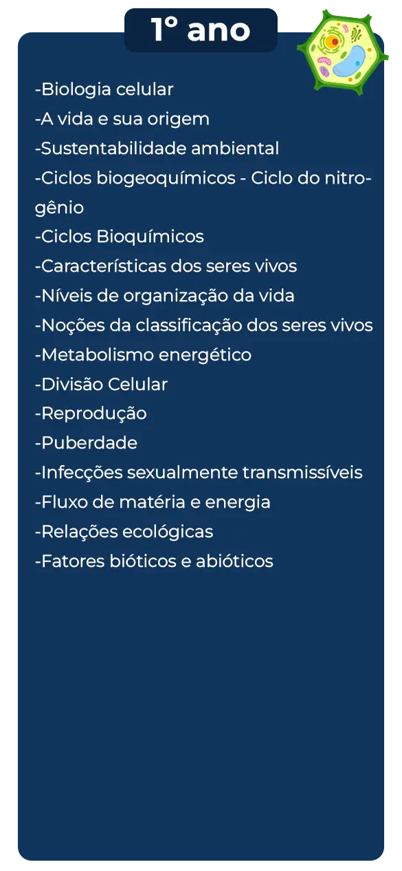 conteúdos biologia 1 ano novo